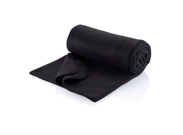 Fleece teppe sort 